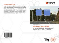 Portada del libro de Vermont Route 289