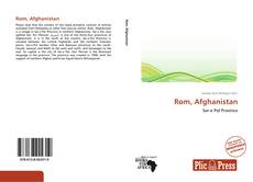 Capa do livro de Rom, Afghanistan 