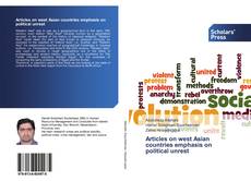 Buchcover von Articles on west Asian countries emphasis on political unrest