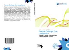 Bookcover of Senior College Dun Laoghaire