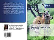 Buchcover von Geochemical ecology of pairs of ungulates