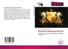 Buchcover von Betzdorf (Adelsgeschlecht)