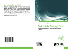 Bookcover of Spring Lake Regional Park