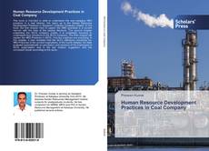 Buchcover von Human Resource Development Practices in Coal Company