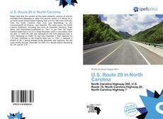 Bookcover of U.S. Route 29 in North Carolina