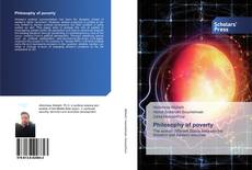 Buchcover von Philosophy of poverty