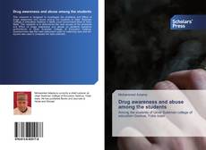 Buchcover von Drug awareness and abuse among the students