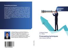 Copertina di Forecasting techniques