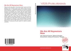 Portada del libro de We Are All Keynesians Now