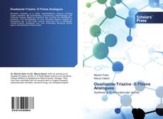 Copertina di Oxadiazole-Triazine -5-Thione Analogues