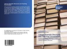 Copertina di Literary Dramatic Discourse and Teaching Conversation