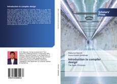 Buchcover von Introduction to compiler design