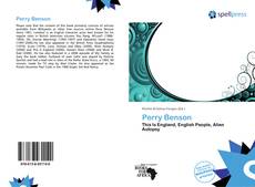 Perry Benson kitap kapağı