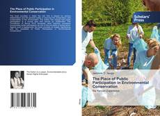 The Place of Public Participation in Environmental Conservation kitap kapağı