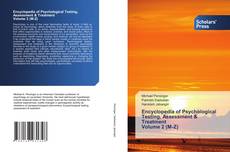 Encyclopedia of Psychological Testing, Assessment & Treatment Volume 2 (M-Z) kitap kapağı