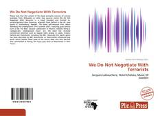 Capa do livro de We Do Not Negotiate With Terrorists 