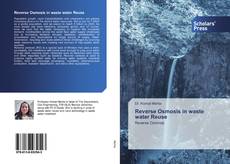 Copertina di Reverse Osmosis in waste water Reuse