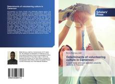 Copertina di Determinants of volunteering culture in Cameroon