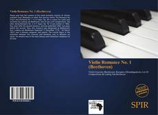 Portada del libro de Violin Romance No. 1 (Beethoven)