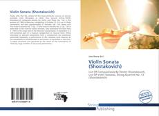 Couverture de Violin Sonata (Shostakovich)