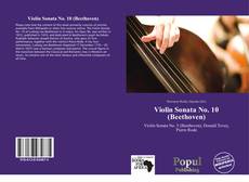 Bookcover of Violin Sonata No. 10 (Beethoven)