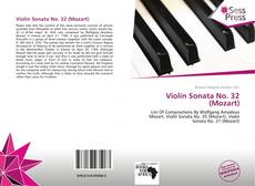 Portada del libro de Violin Sonata No. 32 (Mozart)