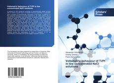 Voltametric behaviour of Ti/Pt in low concentrated NaCl solutions kitap kapağı