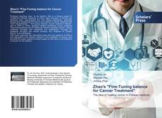 Copertina di Zhao's "Fine-Tuning balance for Cancer Treatment"