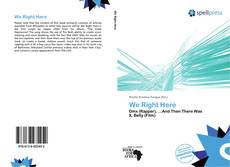 Portada del libro de We Right Here