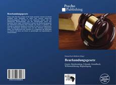 Bookcover of Beurkundungsgesetz