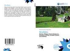 Portada del libro de Grońsko