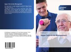 Обложка Upper limb stroke Management