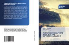 THE PSYCHOTHERAPEUTIC APPROACH FOR DEPRESSION VOLUME 2 kitap kapağı