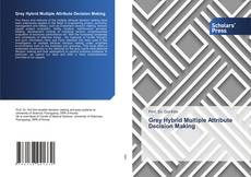 Copertina di Grey Hybrid Multiple Attribute Decision Making