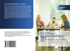 Descriptive Writing Matters in English kitap kapağı