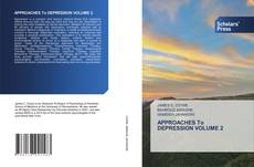 APPROACHES To DEPRESSION VOLUME 2 kitap kapağı