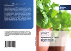 Assessment of Datura stramonium for Phytoremediation kitap kapağı