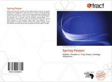 Portada del libro de Spring Peeper