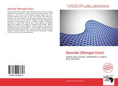 Portada del libro de Nawrūz (Mongol Emir)