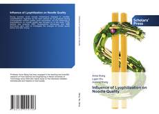 Обложка Influence of Lyophilization on Noodle Quality