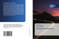 Bookcover of Perspectives to Psychology