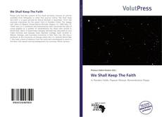 Copertina di We Shall Keep The Faith