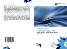 Bookcover of Spring Valley Farm