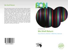 Buchcover von We Shall Return