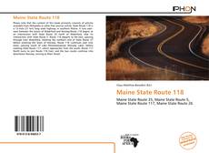 Copertina di Maine State Route 118