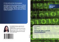 Copertina di PYTHON APPLICATION PROGRAMMING