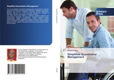 Copertina di Simplified Quantitative Management