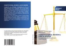 Обложка CONSTITUTIONAL REVIEW & LAW IN NIGERIA