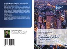 Обложка Dynamic Analysis of Energy Consumption of the Urban Transportation