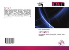 Bookcover of Springbok